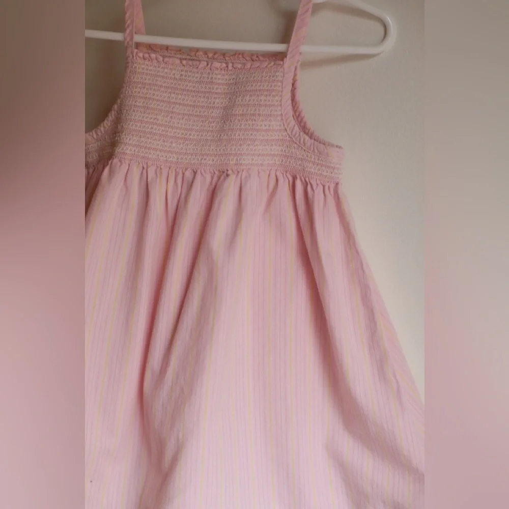 Old Navy 18–24M Pink Smocked Floral Embroidered Dress 100% Cotton | Easter Dress